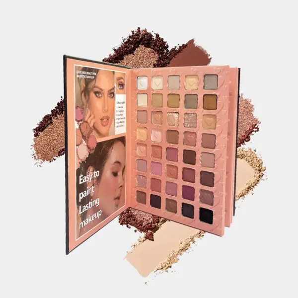 1000X1000主图-2 4-in-1 Multi-Layer Full Face & Eye Makeup Palette Book