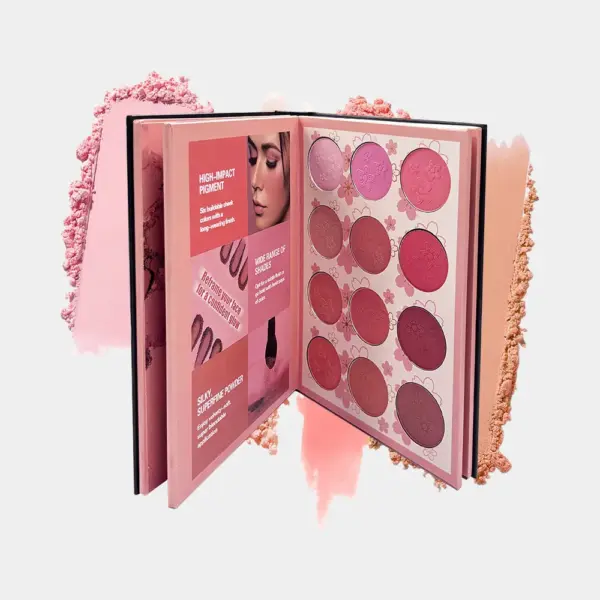 1000X1000主图-4 4-in-1 Multi-Layer Full Face & Eye Makeup Palette Book