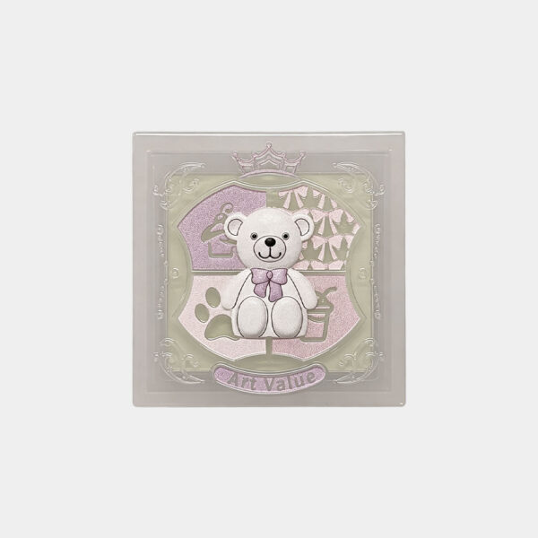 2主图-1 Art Value Cute Teddy Bear Matte Pressed Powder