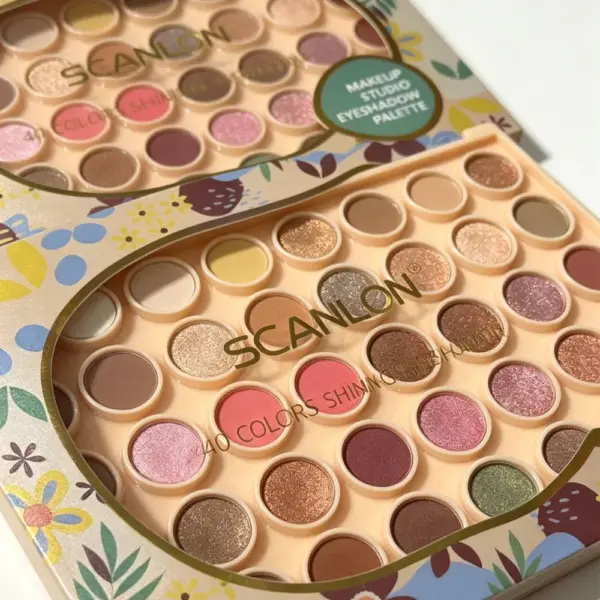 3-4 40 Colors Professional High Pigment Eyeshadow Palette