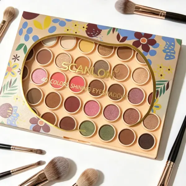 3-5 40 Colors Professional High Pigment Eyeshadow Palette