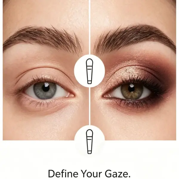 5-3 CANLON 10 Colors Matte & Shimmer Nude Eyeshadow Palette