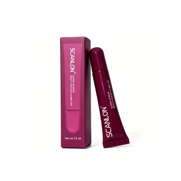 50 Hydrate & Plump: Squeeze Tube Glossy Lip Balm with Glass Finish