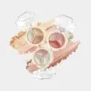 8-5 SCANLON Shiny Baked 3 Shade Glow Highlighter Palette