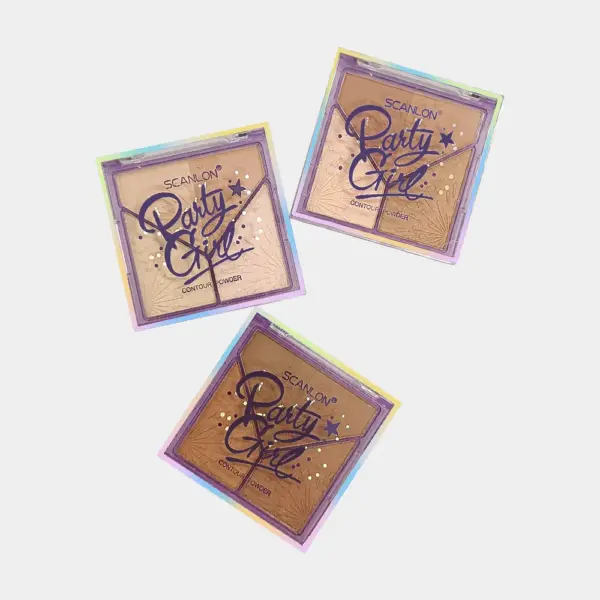 SCANLON Party Girl 3 Shades Contour Powder