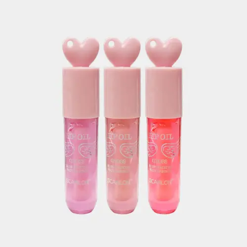 唇油主图-1 SCANLON 3-Color Tinted Hydrating Lip Oil Gloss
