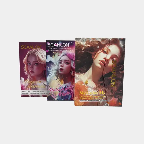 小纸本主图-1 SCANLON "My Color My Voice" All-In-One Makeup Book - Portable Beauty Palette