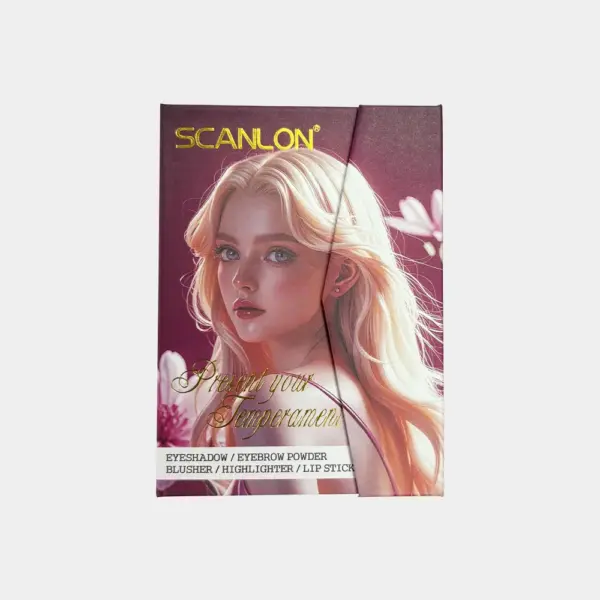 小纸本主图-2 SCANLON "My Color My Voice" All-In-One Makeup Book - Portable Beauty Palette