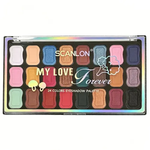 未标题-1 24-Color Eyeshadow Palette -Long-lasting Wear Multi-Use Powder for Eye