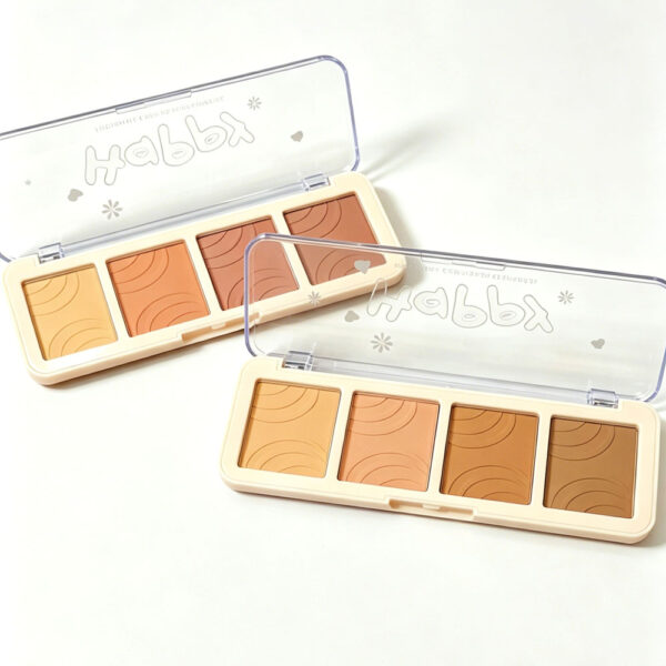 未标题-2 4 Color Long Lasting Contour & Highlighter Palette