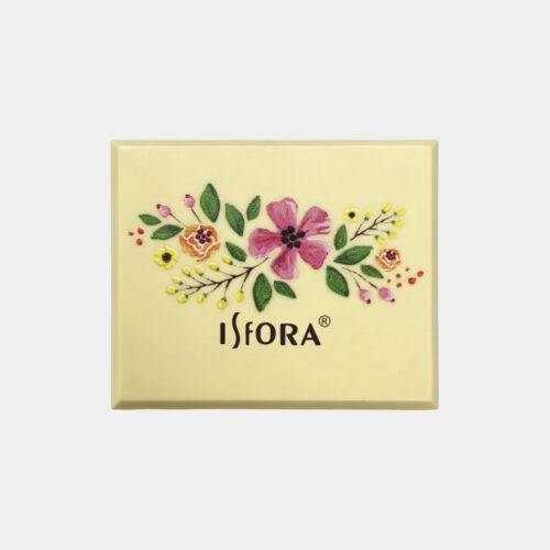 粉饼主图-1 ISFORA Embroidered Garden 3-Color Correcting Pressed Powder